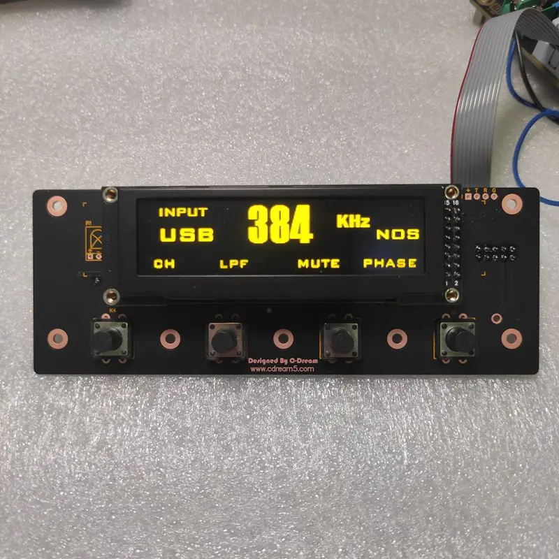 

Цифровая версия драйвера ЦАП TDA1541, клавиатура дисплея