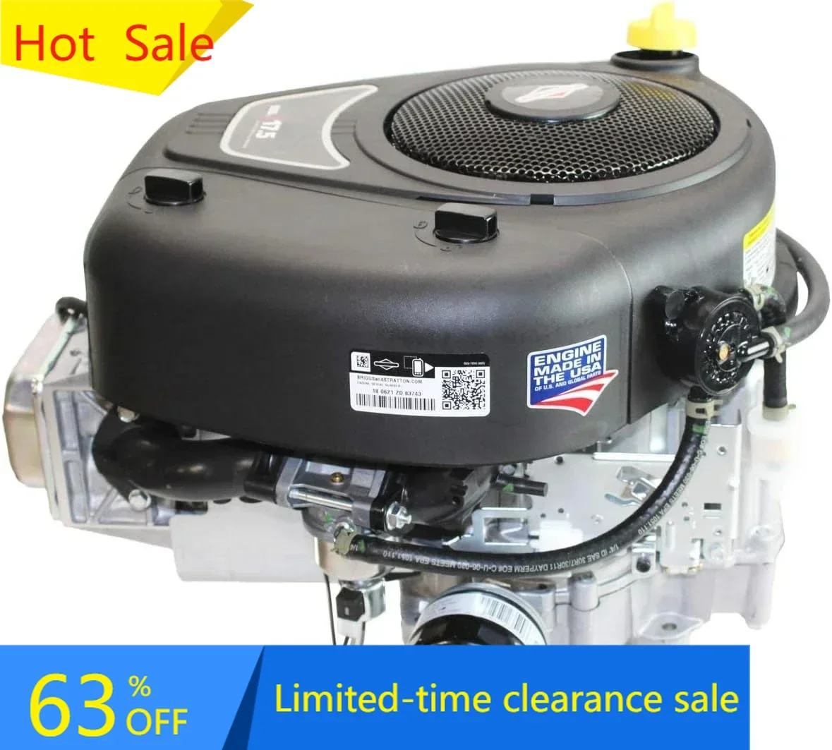 

Двигатель INTEK 17,5 л.с., 500 куб. см, 9 ампер, 1 дюйм x 3-5/32 дюйма # 31R977-0054