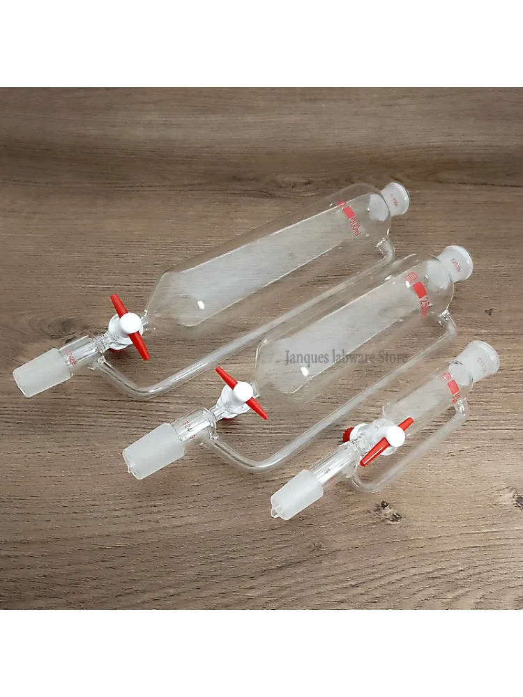 1 szt. 10 ml do 1000 ml laboratoryjny lejek oddzielający stałe ciśnienie z tłokiem PTFE Rozmiar złącza: 19*19 # , 24*24 # , Lejek upuszczający — zdjęcie produktu 7