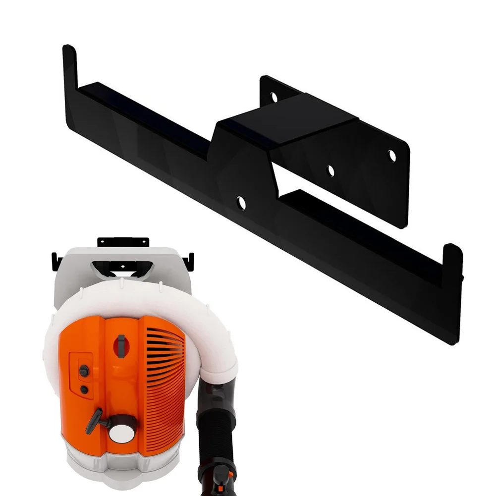 

Backpack Style Blower Nozzle Holder Wall Mounted Metal Bracket for Organizing For Tools Spray and Gardening Accessories