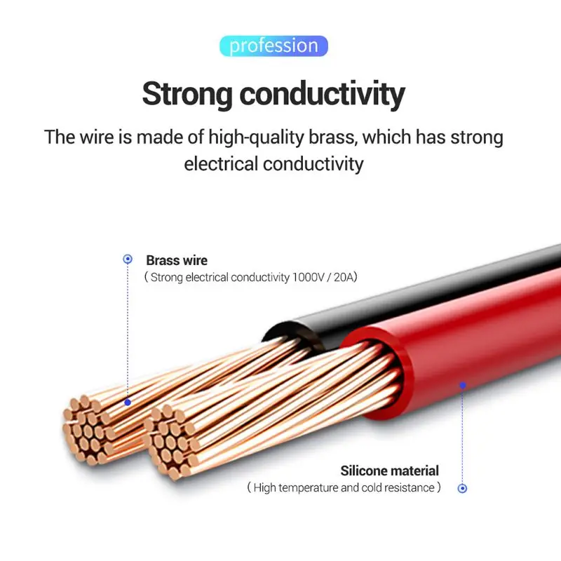 Upgraded Multimeter Test Leads Set Professional Leads Kit Precision Sharp Probe Test Lead Easy Fixing for Multimeter