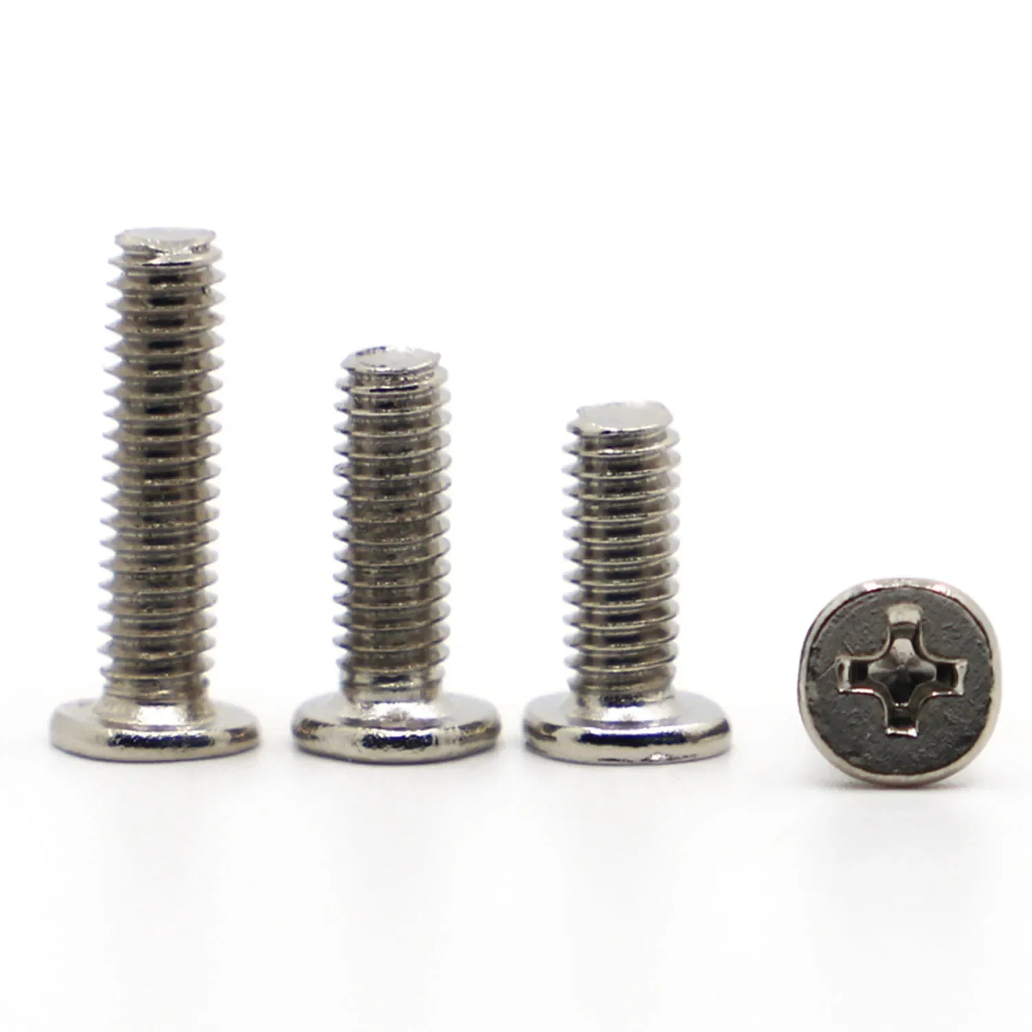 

20/50pcs M2 M2.5 M3 M4 CM Laptop Screw Nickel Plated Thin Head Machine Screw Cross Phillips Wafer Head Screw