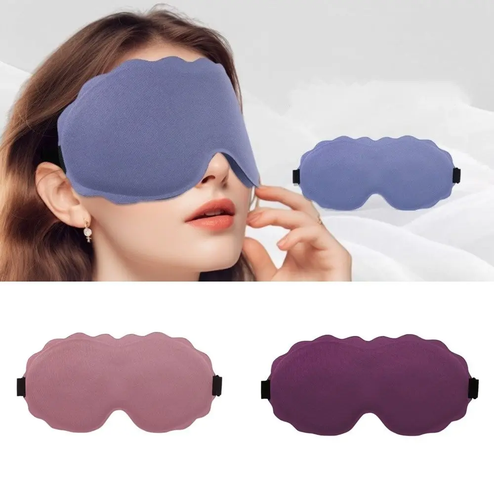 Lidschatten-Abdeckung, 3D-Schlafmaske, Augenklappe, verstellbar, atmungsaktiv, Nachtschlaf-Patch, weich, leicht, Reise-Augenmaske, Schlafmaske