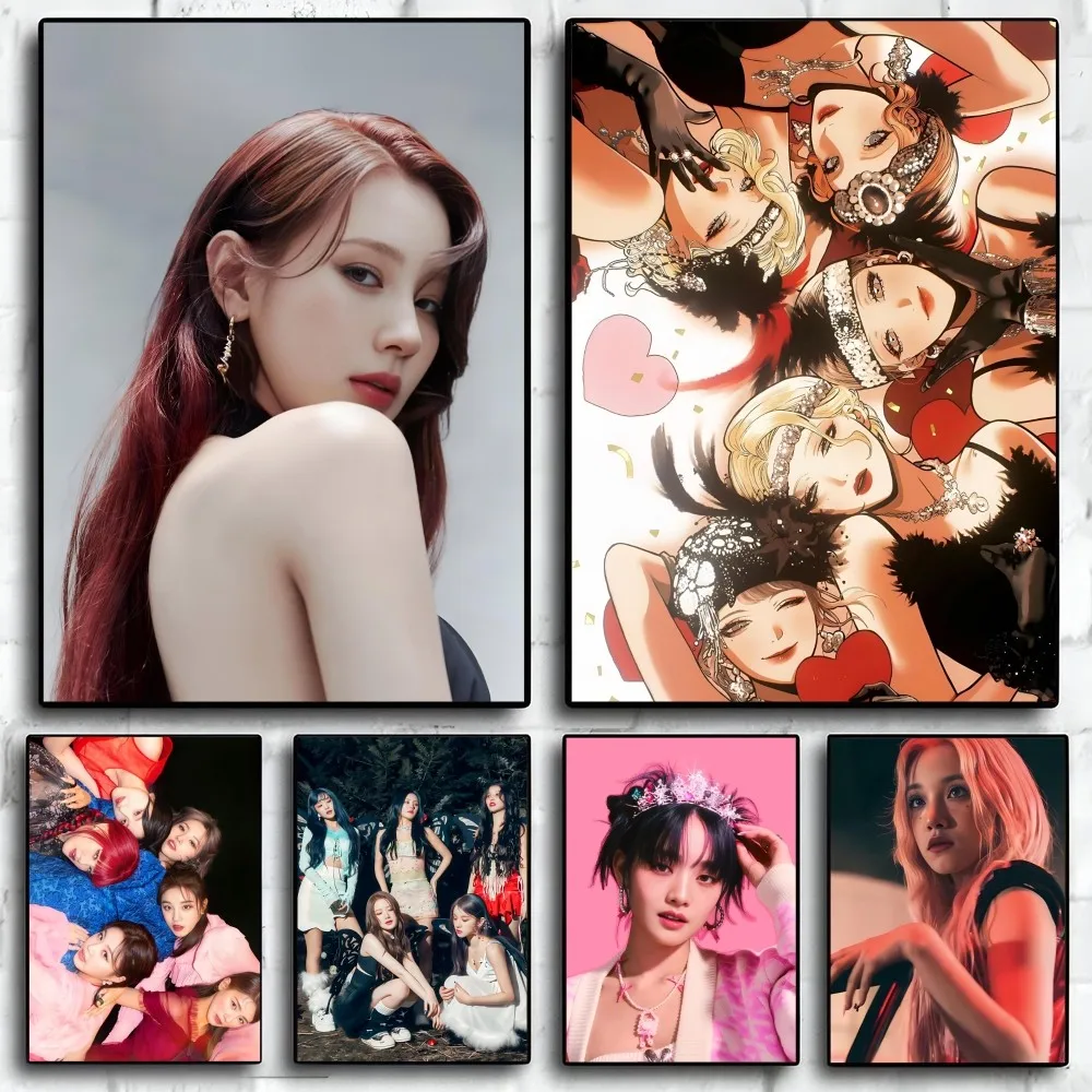 G I-DLE Poster Paper Print Home Living Room Bedroom Entrance Bar Restaurant Cafe Art Painting Decoration