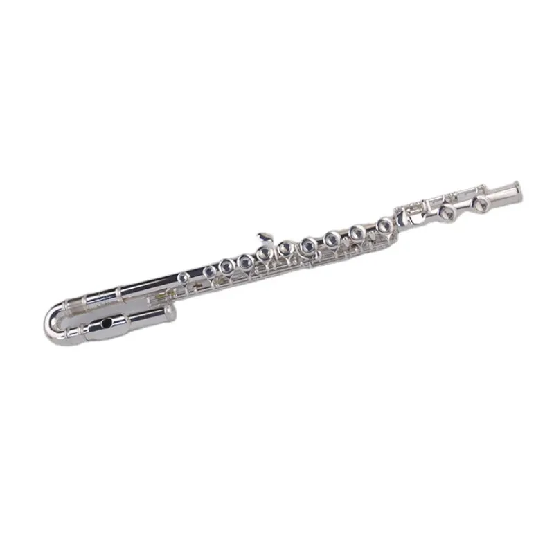Taishan TSFL-W316C Professional Flute 16 Keys Bend Close Cupro Nickel Body Silver Plated Lacquered Finish C Tone E Mechanism