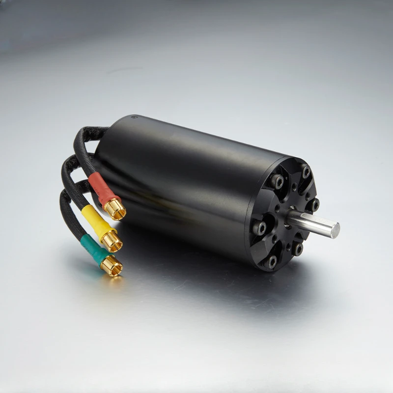 56104 6-pole brushless internal rotor water-cooled motor model for vehicles, ships, airplanes, remote-controlled ships