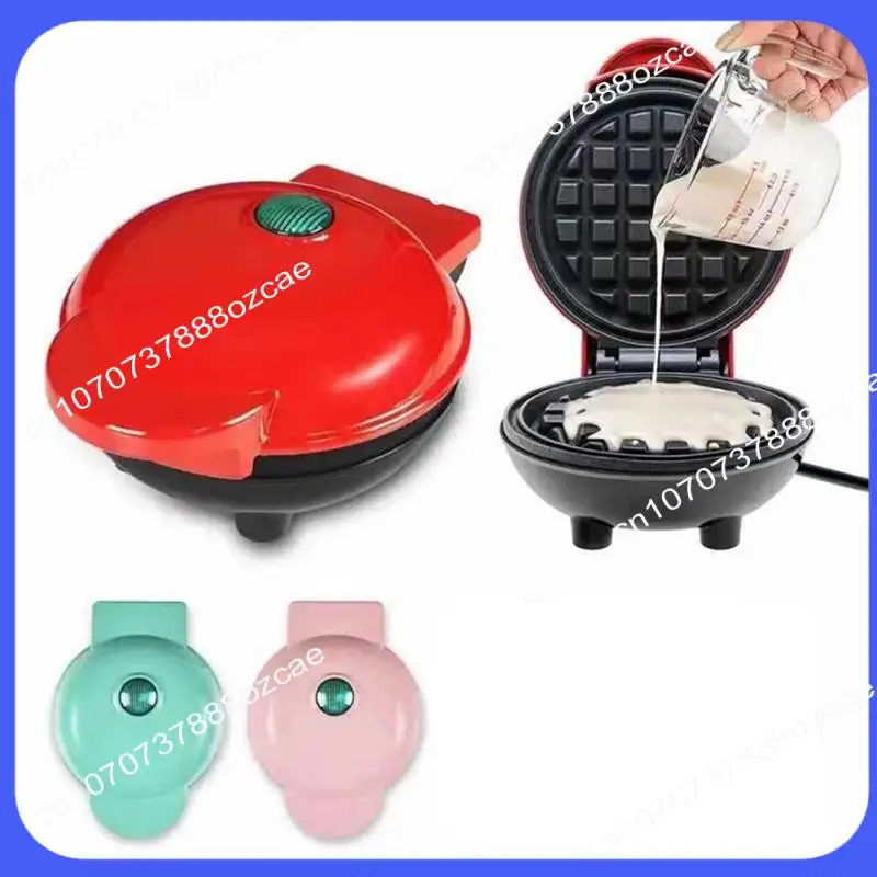 A26p elétrica antiaderente 4.5 Polegada mini waffle-maker, sanduíche de design compacto, ovos, fácil de limpar vermelho plugue da ue durável fácil instalar