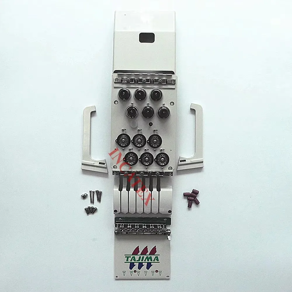 Tajima Embroidery Machine 6 Needles 6 Colors Full Set Bottom Thread Alarm System Upgrade With Electronic Board For Model TMFD