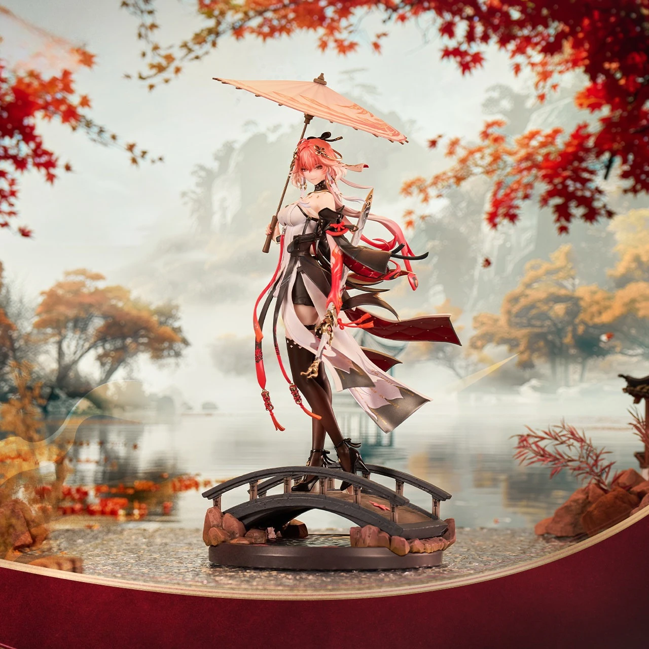 

New Action Model Toy Wuthering Waves Game Statue Figures Character Sculpture Changli Cartoon Collectible Anime Figurine