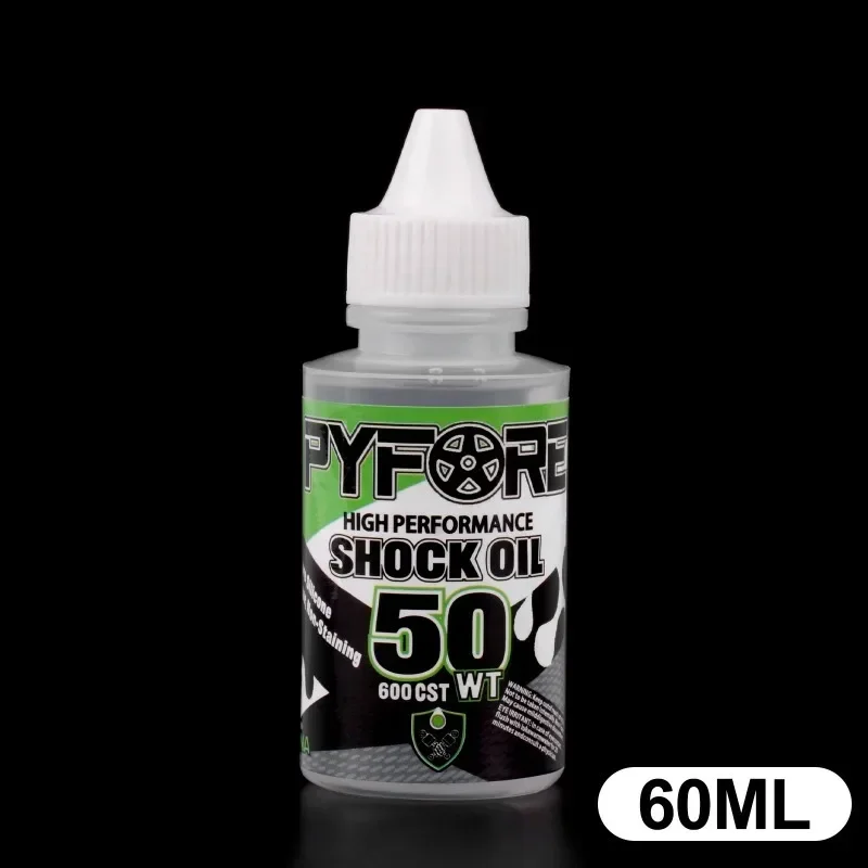Óleo fluido de amortecedores de silicone, 60ml, óleo de choque de alto desempenho para modelo rc, carro off-road, crawler, monster truck, buggy