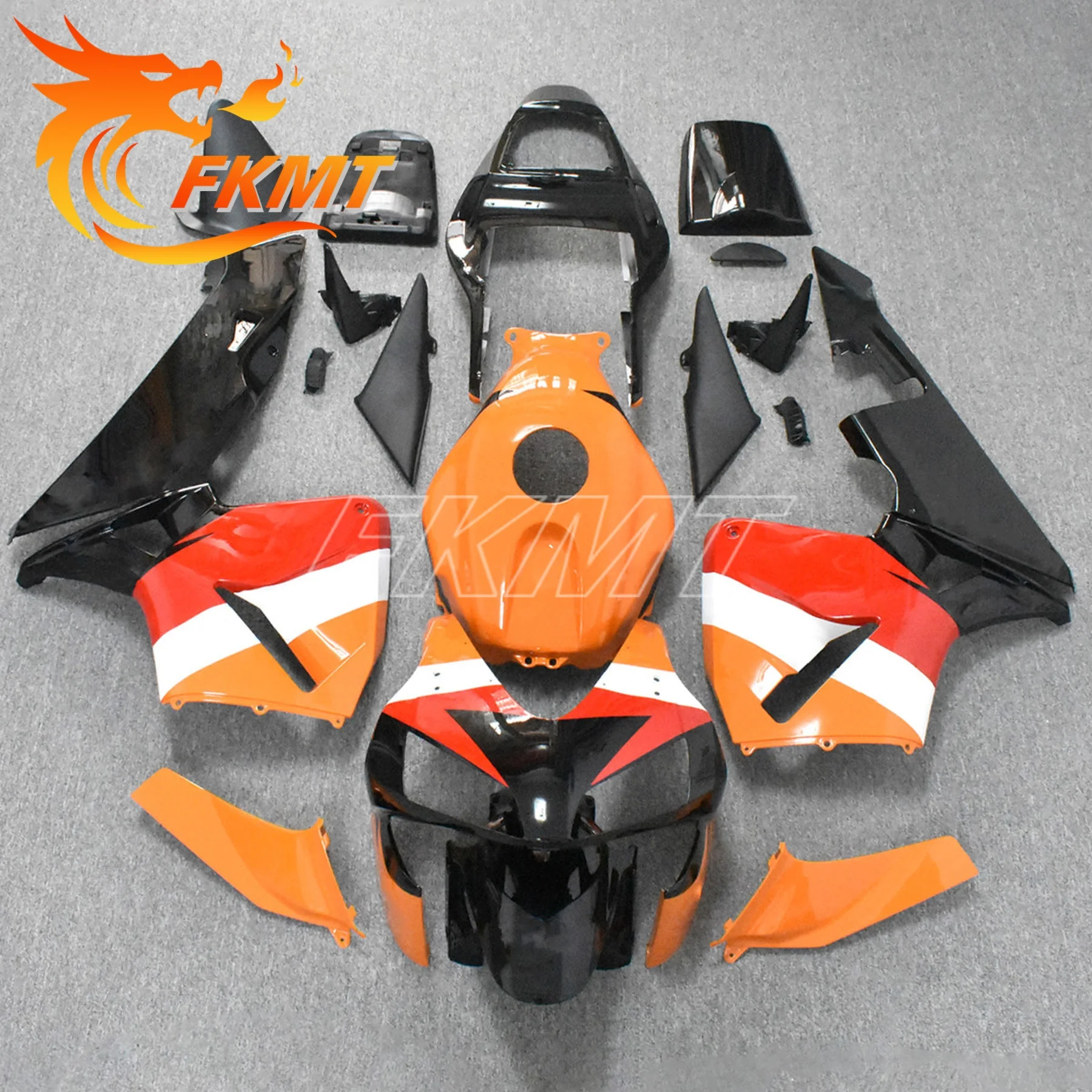 Plastic parts For CBR600RR F5 2003 2004 Motorcycle Unpainted Bodywork Fairing Components ABS Injection