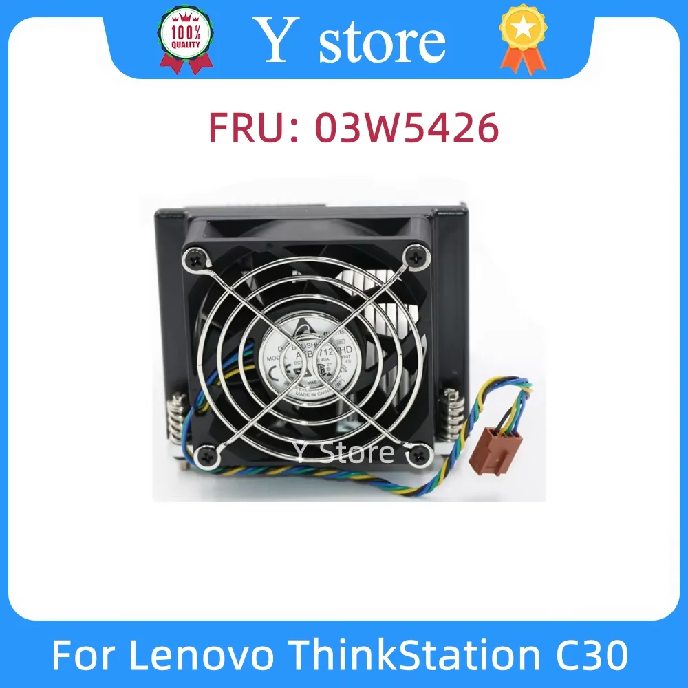 Y Store Original CPU Cooler Cooling Heatsink 03W5426 For Lenovo ThinkStation C30 CPU Heatsink Cooling Fan Assembly Fast Delivery