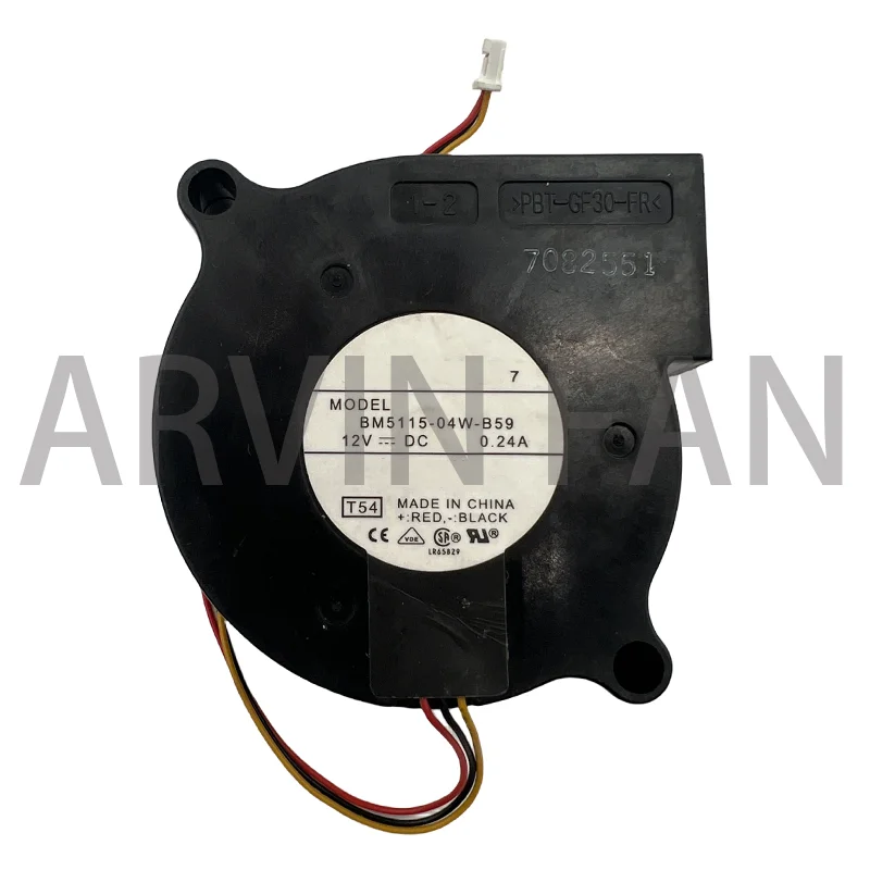 BM5115-04W-B59 5015 프로젝터 터빈 냉각 Fa, 12V, 0.24A, 5cm