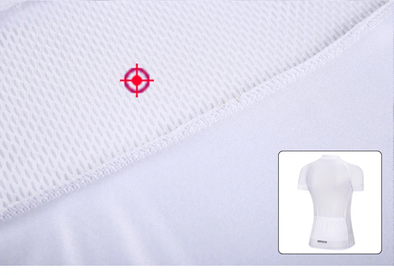 Damen-Radtrikot mit kurzen Ärmeln, reflektierend, schnelltrocknend, atmungsaktiv, MTB-Rennradshirt, Sommer-Maillot Ciclismo – Detail 8