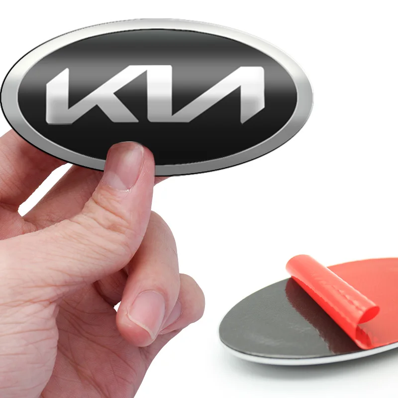 Auto Cofano Anteriore Baule Posteriore Distintivo Emblema Adesivo Per KIA Sportage Ceed Sorento Cerato Optima Picanto Rio Soul k3 k5 Auto Accessorio