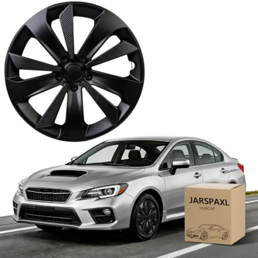 

Hub Cap Wheel Cover Compatible with 2017-2023 Subaru Impreza Matte Black OEM Style Tire Hub Hubcap Replace Wheel Cover 1pc Fit