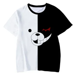 Anime Game T-Shirt Danganronpa Monokuma 3D Print Streetwear Men Women Fashion Oversized T Shirt Harajuku Male Tees Tops Clothing