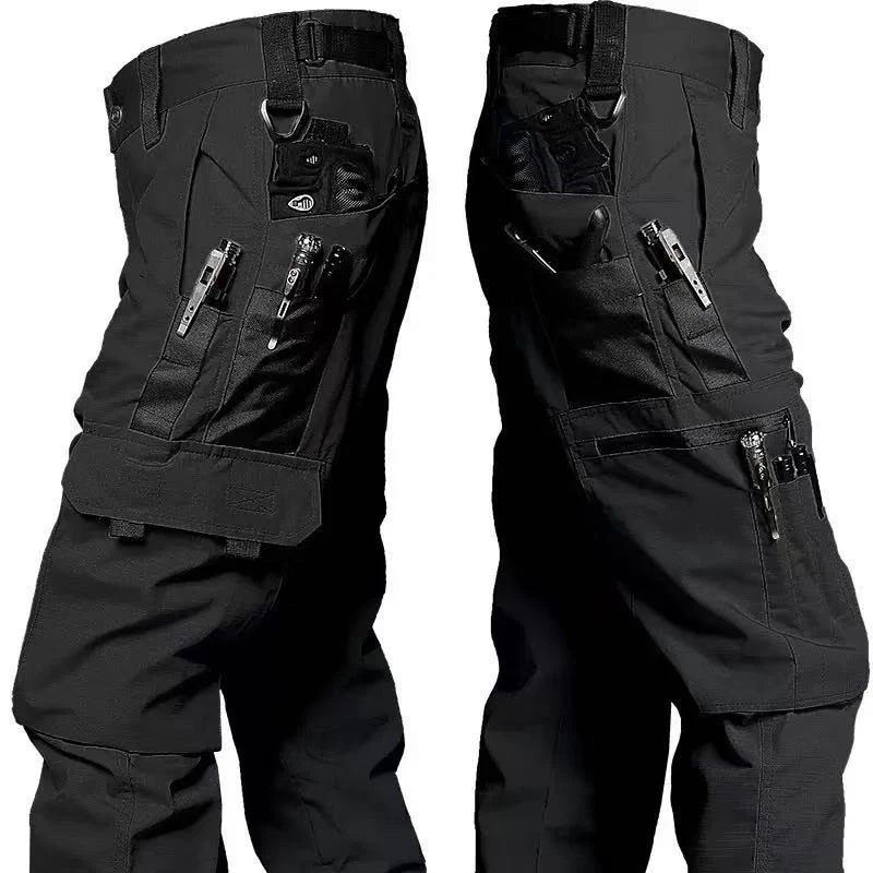 Men's Winter Autumn Fleece Softshell Pants Tactical Military Combat Cargo Trousers Hiking Camping Climbing Casual Sportwears