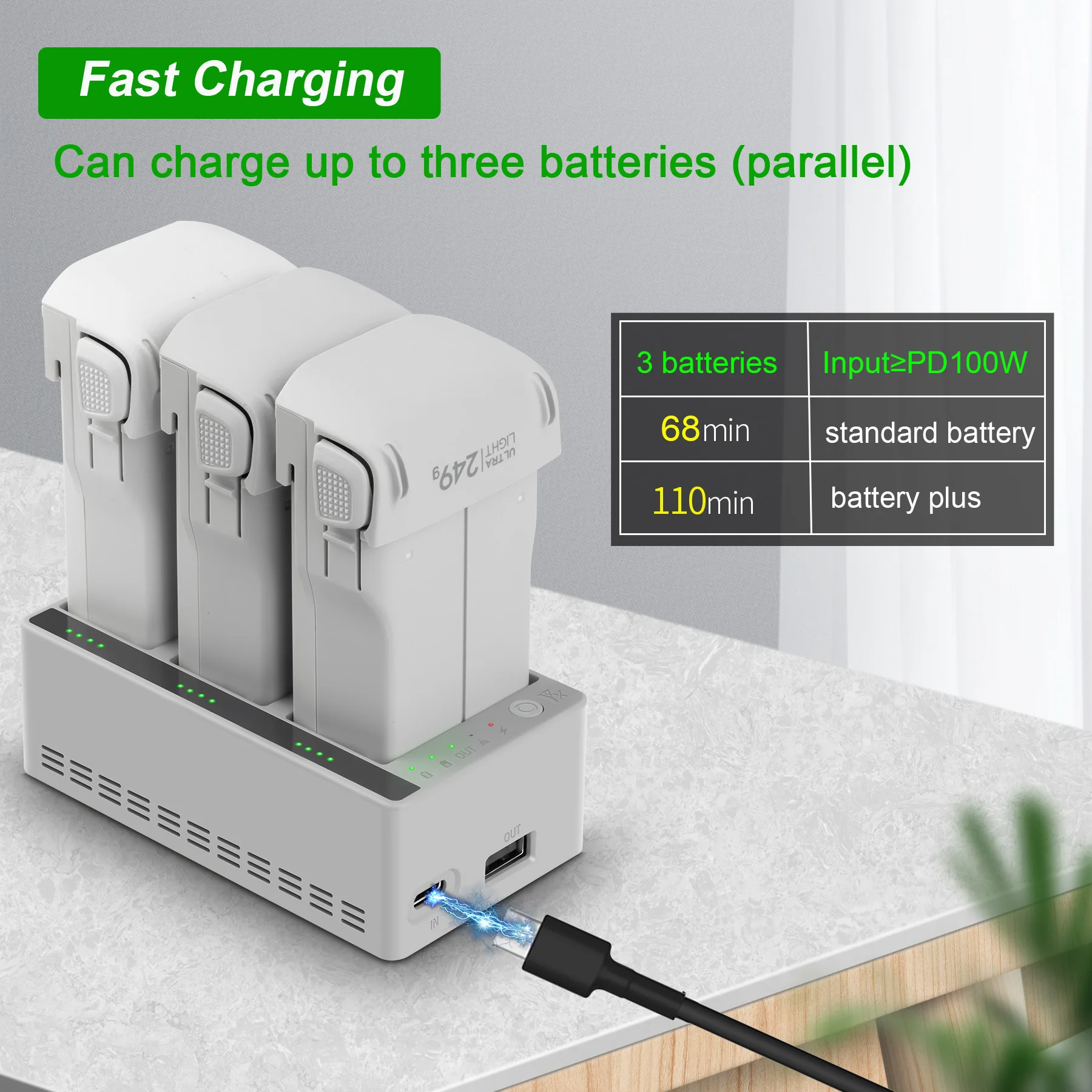 

Charger for DJI LITOX1 for LITO X1 Battery Care Device LITO 1 Charging Manager
