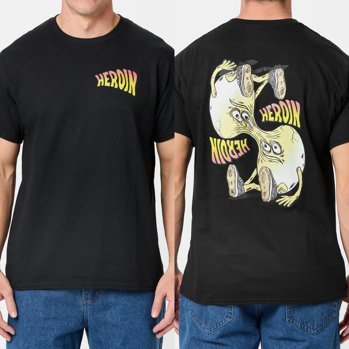New He Skateboard Brand T-shirt - Suitable for Daily Outings High-end Luxury Unisex Style Both of Men and Women