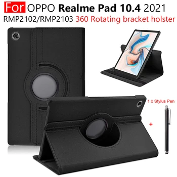 กรณีแท็บเล็ตสําหรับRealme Pad 10.4 นิ้ว 2021 RMP2102 RMP2103 Capaหนัง 360 สมาร์ทFundaสําหรับOPPO Pad 11 2022 coque