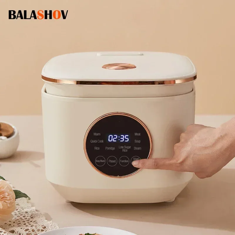 

Smart Mini Rice Cooker 5L Multifunction Cooker 2-3 People Portable Electric Cooker Nonstick Pot for Kitchen Home cooking Machine