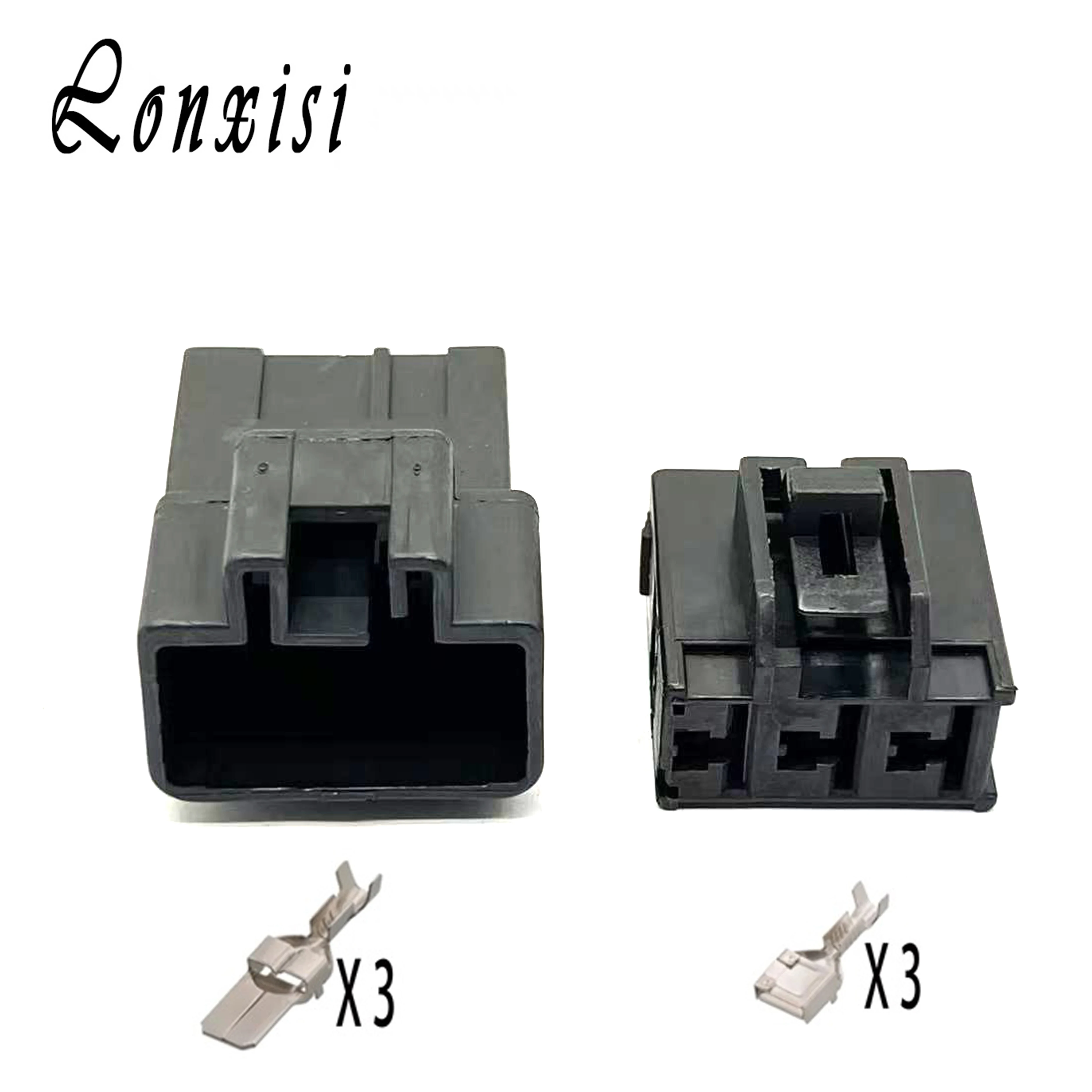 

1/5/10/20 Sets 3 Pin 7283-3030 Auto 7.8mm Series 7282-3030 High Power Automobile Wire Harness Male Female Connector
