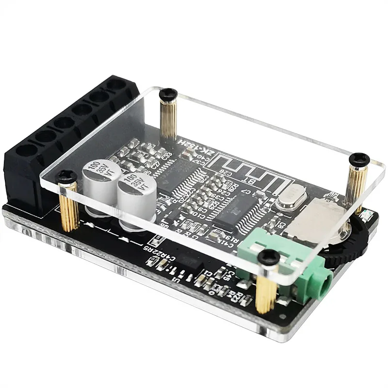 Плата цифрового усилителя мощности Hi-Fi с Bluetooth 5,0, 2,0, двухканальный, 12 В, 2*20 Вт