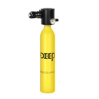 DIDEEP 0.5L X3000 Portable Scuba Diving Equipment Oxygen Tank Air Cylinder Pressure Gauge Instrument Diving Equipment