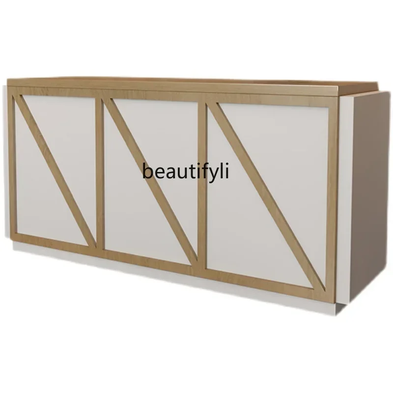 

Y Clothing Store Simple Modern Shop Small Reception Cashier Counter Beauty Salon Barber Milk Tea Shop Counter