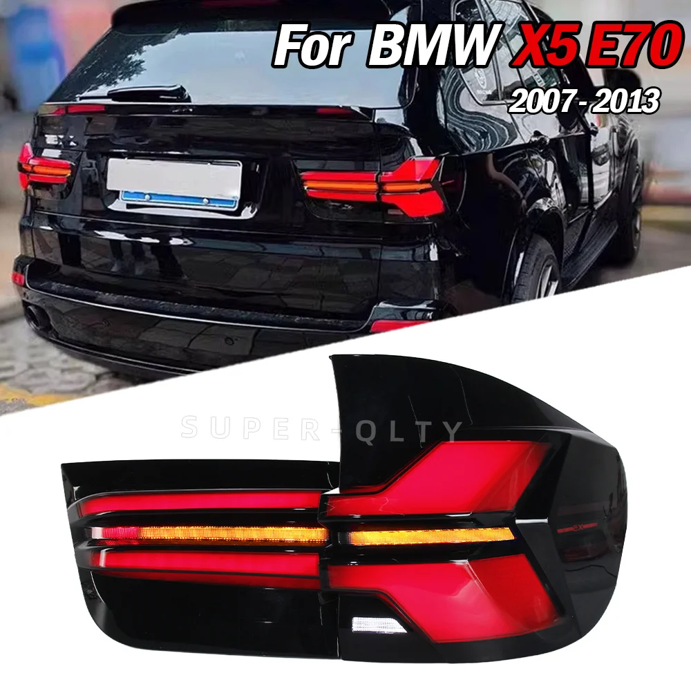 Tail Lights For BMW X5 E70 2007-2013 Turn Signal Lamp DRL Brake Reverse Plug And Play Car Rear Tail Light Assembly