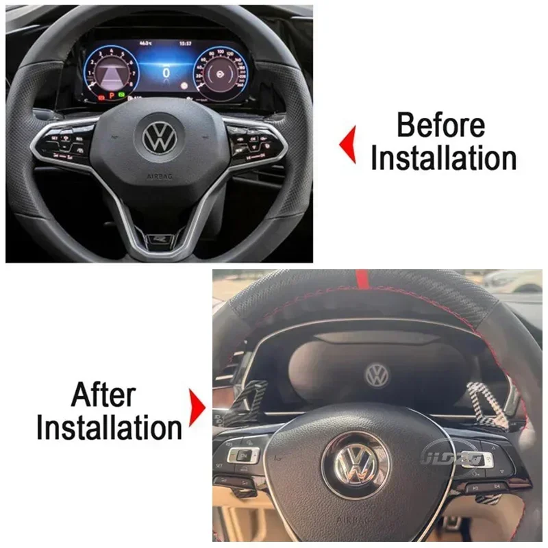 Shift Paddle For Volkswagen VW Tiguan Jetta MK6 Golf 7 Alltrack MK7 Passat B8 Variant Car Steering Wheel DSG Shifter Extension