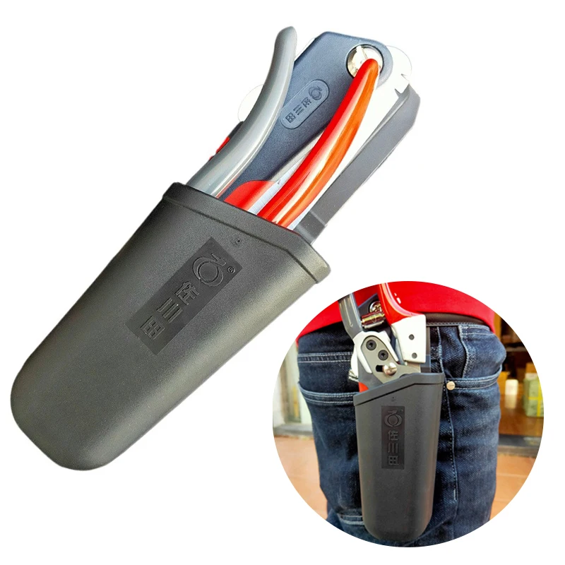 

Ящик для инструментов для секаторов, чехол для ножниц для обрезки, поясная сумка для хранения, упаковка из мягкой резины двойного назначения, практичная и удобная сумка