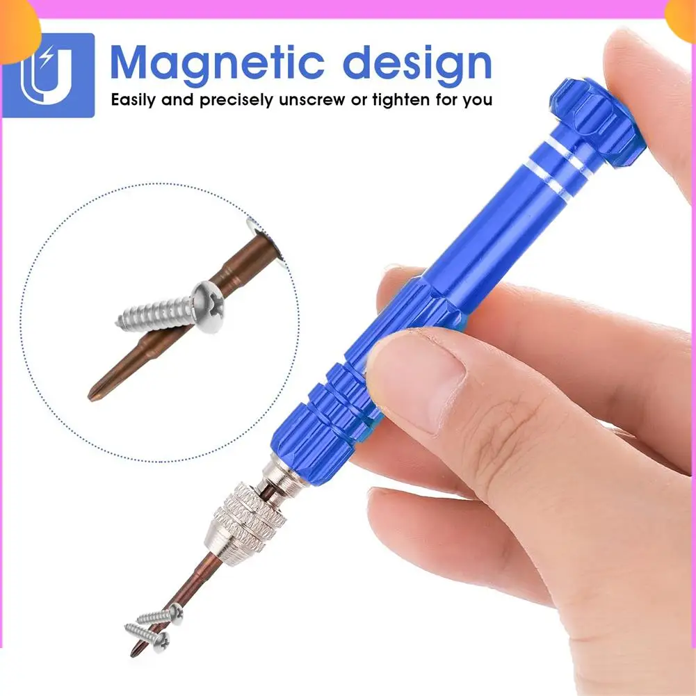 

A23P Mini Screwdriver Set Slotted For Eyeglass, Sunglass, Watch, Computer Repair Tool Kit