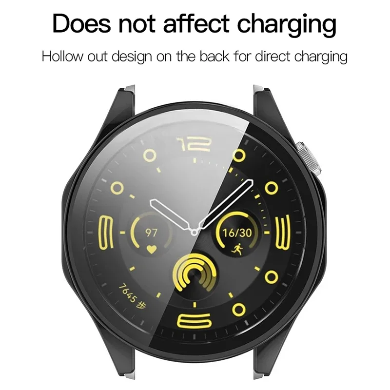 Tempered Glass+Cover For Huawei Watch GT4 41mm Case SmartWatch Accessorie Screen Protector huawei gt 4 46mm Bumper for women men