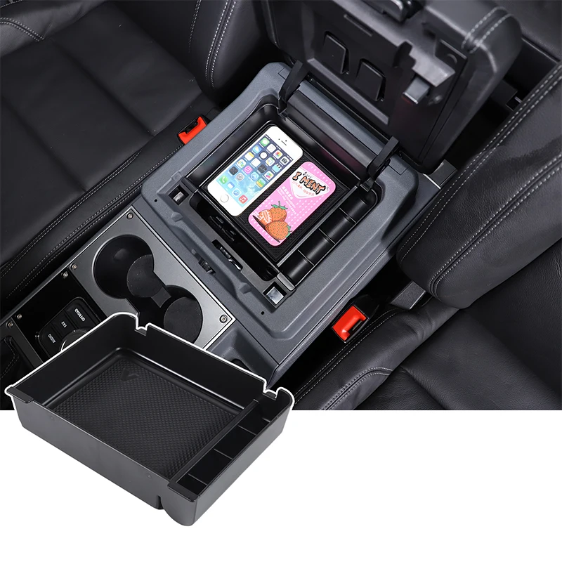 Armrest Storage Box Car Organizer Tray Hidden Storage Box Stowing Tidying Storage Container For Ineos Grenadier G01 2020-2026