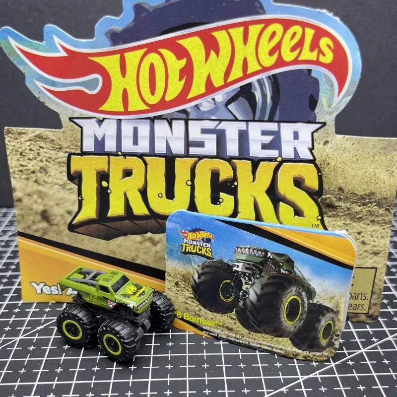 Super Mini Hot Wheels Monster Truck Legering Automodel Verzamelspeelgoed Compacte motorvoertuigen met rails Niet op afstand bestuurbaar