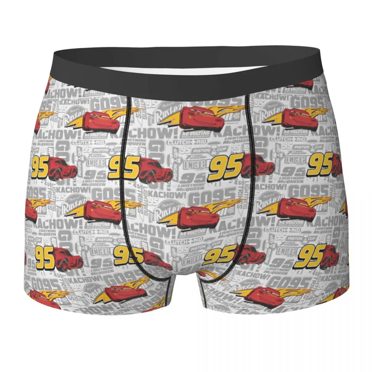

Ightning McQueen 95-bayingimg Boxershorts 3D Pouch Underwear High Quality Printed Boxer Brief Sexy Soft Man Panties Large Size