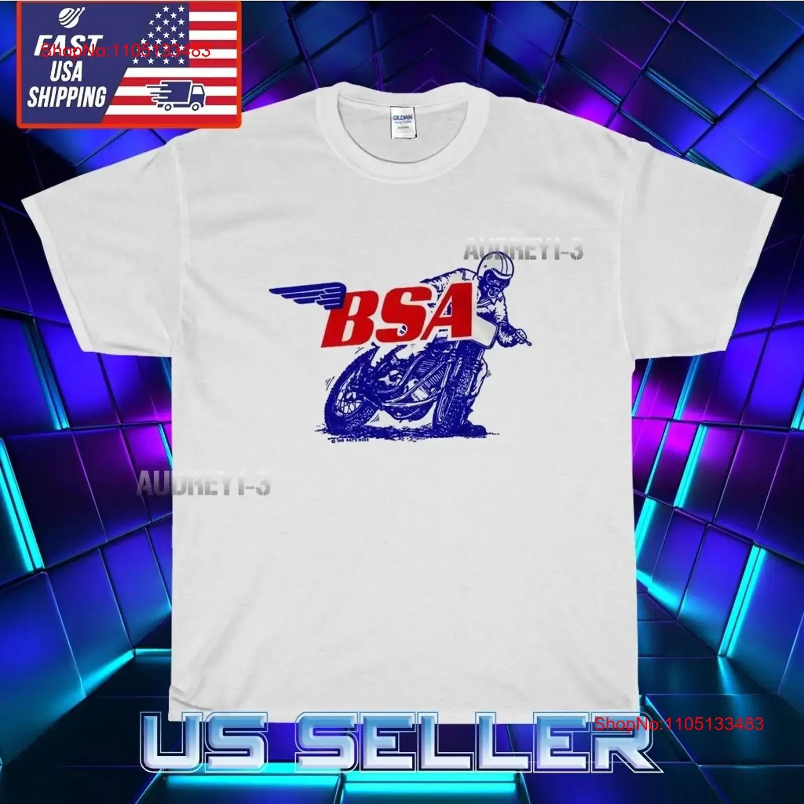 New Shirt Bsa Motor…