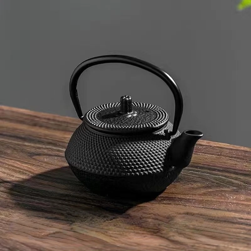 Cast Iron Teapot Tea Kettle for Boiling Water Oolong Tea 300/600/900ML Japanese Iron Tea Pot with Stainless Steel Infuser