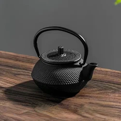 Cast Iron Teapot Tea Kettle for Boiling Water Oolong Tea 300/600/900ML Japanese Iron Tea Pot with Stainless Steel Infuser