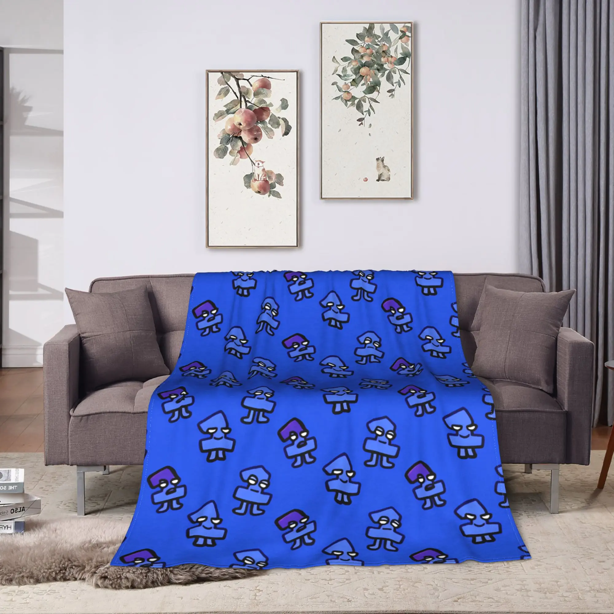 One TPOT pack Blankets BFDI Decorative Flannel Throw Blanket For Living Room Soft Custom Quality Bedspread Gift