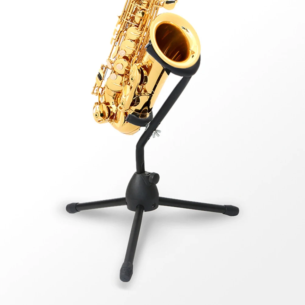 

Saxophone Stand Foldable Wind Instrument Holder Bracket Detachable Folding Tripod Tenor Portable