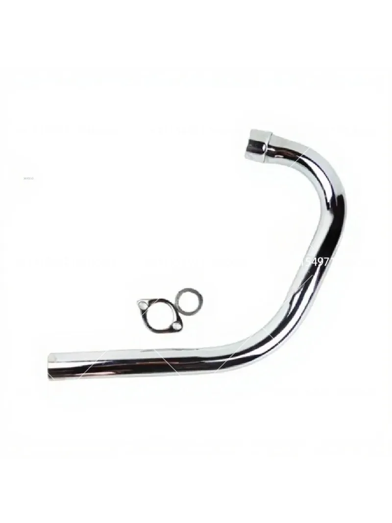 Motorcycle Exhaust Pipe Front Section Retro Smoke Pipe for GN125 GS125 Modification