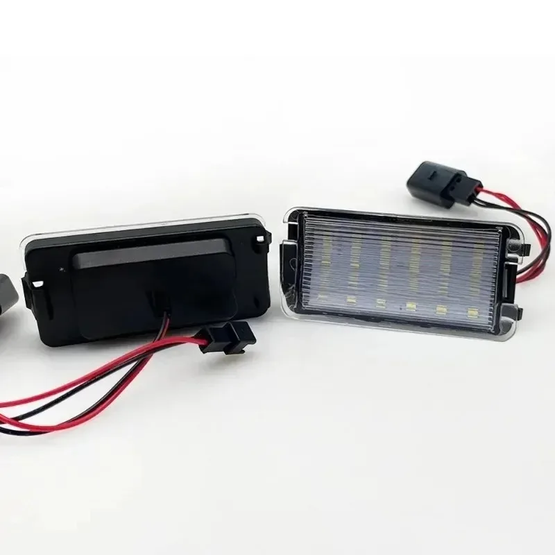 

New 2Pcs LED ForRear Number Plate Bulb Seat Modified Lamp Accessories