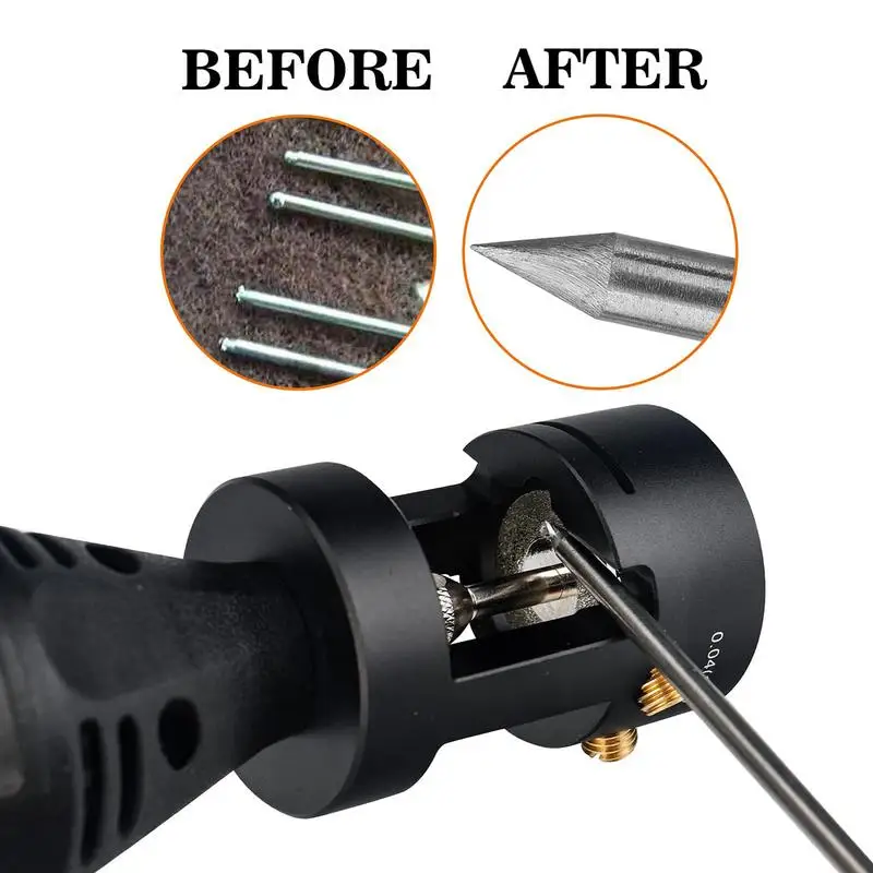 Tig タングステン削り Tig 溶接電極削りマルチプロセス多用途プロフェッショナル精密溶接ツール精度