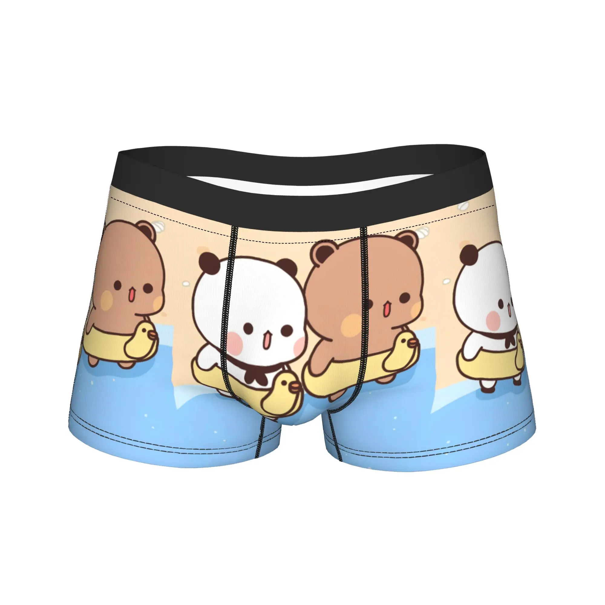 

Bubu Dudu Cute Cartoon Bear Character Boxer Brief Kawaii Panda Underwear Hot Sale Men Trunk Printed Plus Size Underpants