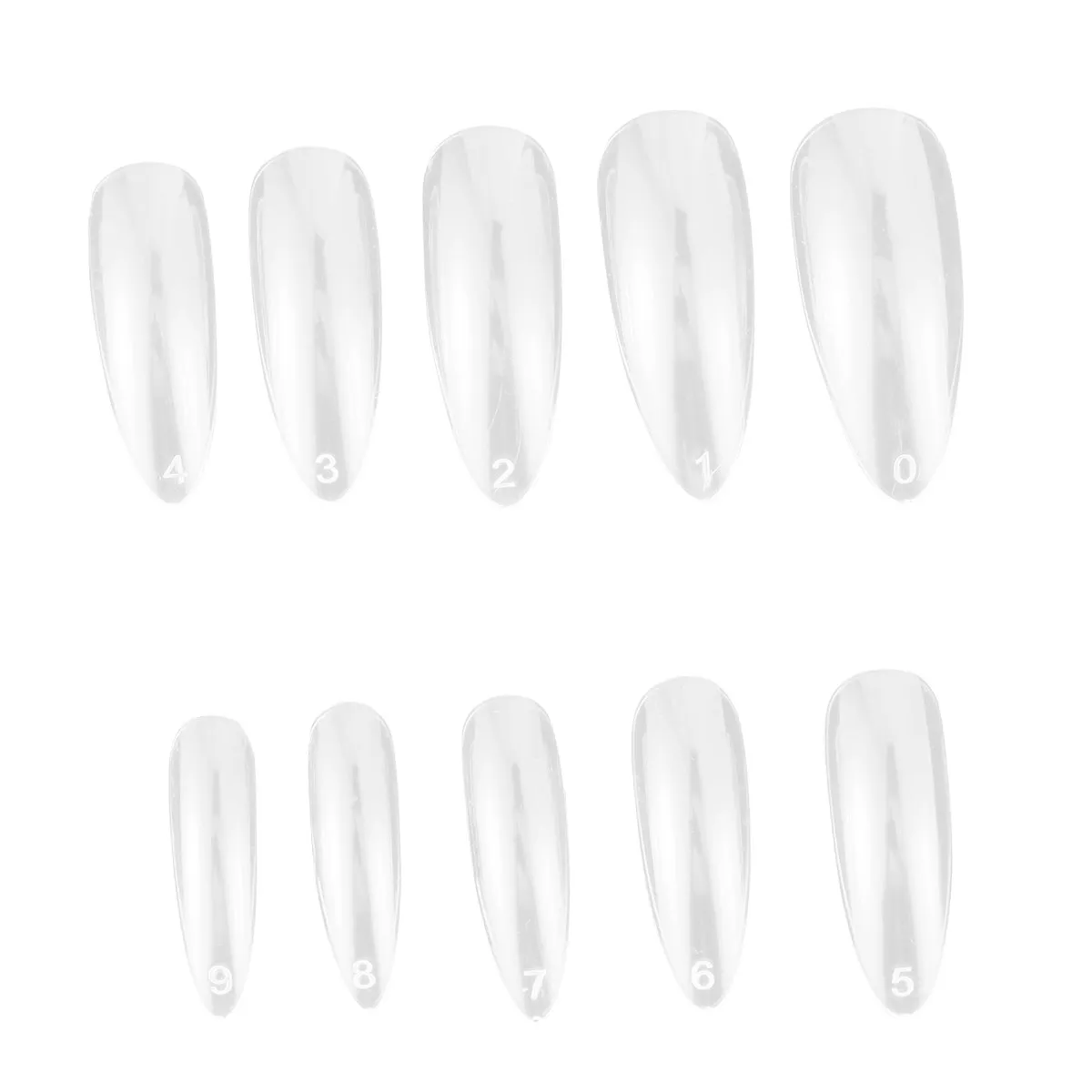 

600Pcs Artificial Fingernails Full Cover Nail Tips Water False Nails for Women Manicure Stickers Nail