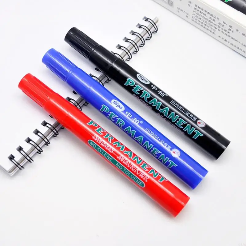G8TA Multi-purpose Thick Black Markers Black Permanent Markers Works on