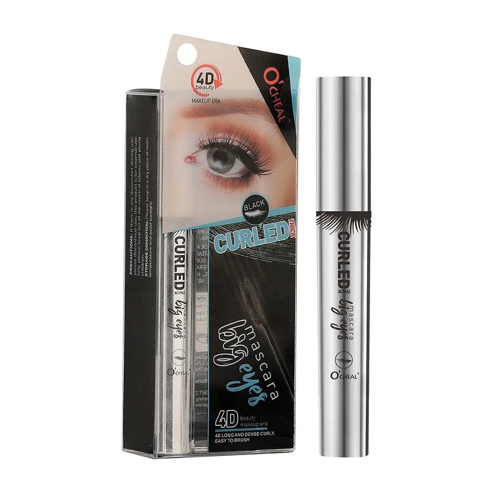 4d Mascara Eyelash Mascara Waterproof Thick Lengthening Black Smudging Extension Effect Persistent Long Mascara Curling Wit Y7k0